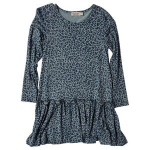 MARMAR COPENHAGEN - JERSEY DRESS - GREY BLUE - 93% VISCOSE - NEW NO TAG